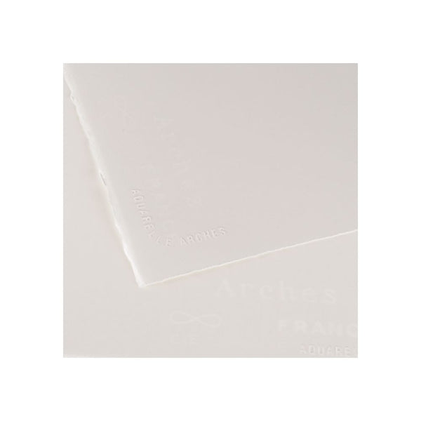 Arches Watercolour 300 GSM Hot Pressed Natural White Imperial Size (56 x76 cm OR 22 x29.9 inches) Paper Sheets, 10 Sheets