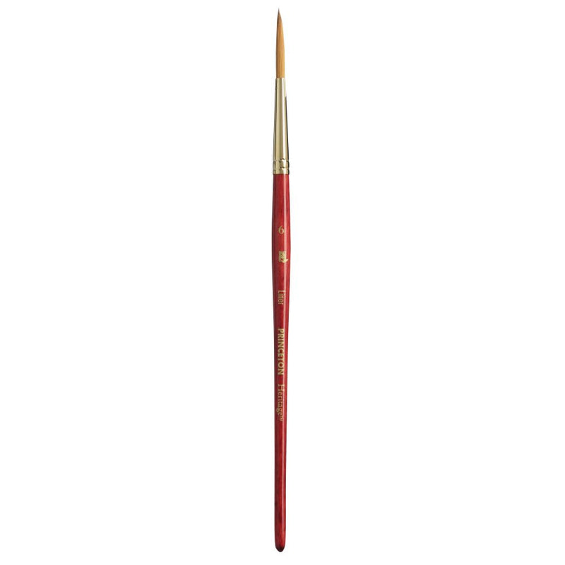 Princeton Heritage Short Handle Liner Paint Brush (Size-6)