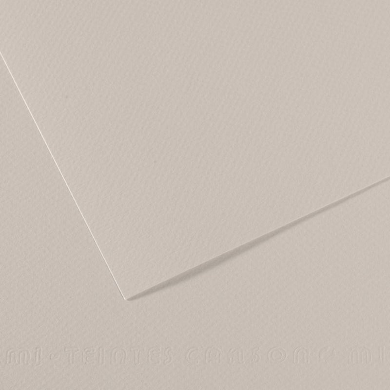 Canson Mi-Teintes 160 GSM Honeycomb Grain A4 21x29.7cm; Coloured Drawing Paper (10 Sheets, Pearl Grey)