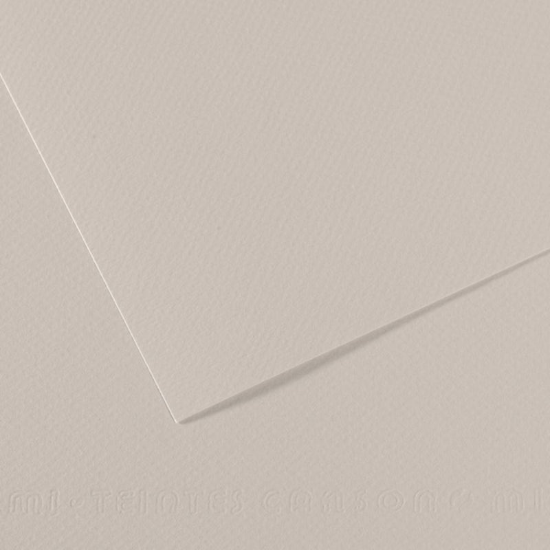 Canson Mi-Teintes 160 GSM Embossed 50 x 65 cm Coloured Paper Sheets (Pearl Grey,25 Sheets)