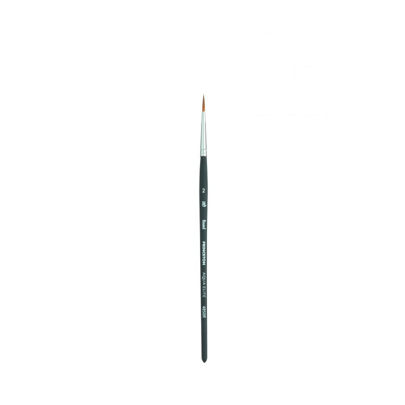 Princeton Aqua Elite Short Handle Round Paint Brush (No 2)