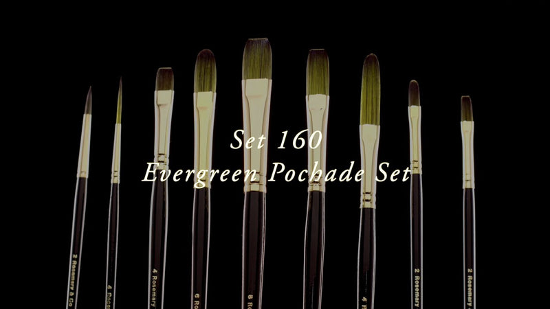 Rosemary Brush SET 160 Evergreen Pochade