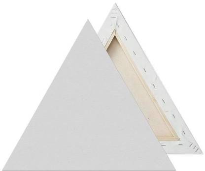 Picasso Triangle Shape Stretched Canvas (10''X 10'' (Pack of 3))