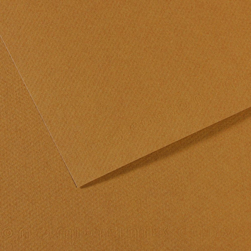 Canson Mi-Teintes 160 GSM Honeycomb Grain A4 21x29.7cm; Coloured Drawing Paper (10 Sheets, Sand)