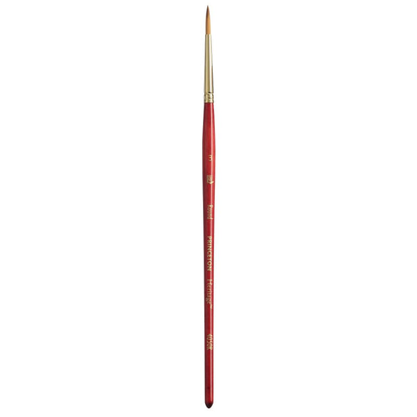 Princeton Heritage Short Handle Round Paint Brush (Size-3)