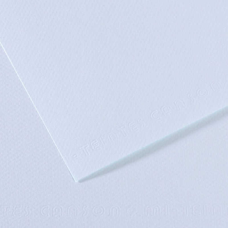 Canson Mi-Teintes 160 GSM Embossed 50 x 65 cm Coloured Paper Sheets (Azure,25 Sheets)