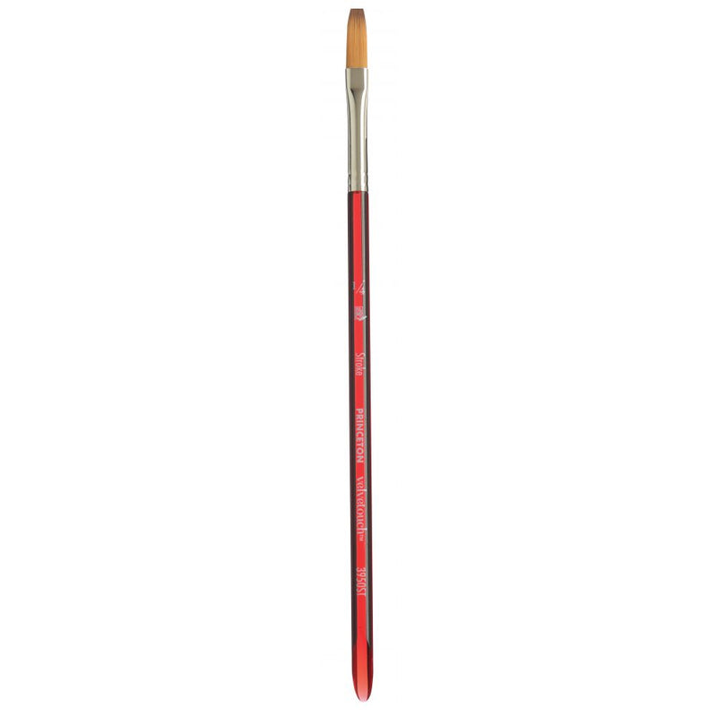 Princeton Velvetouch Short Handle Stroke Paintbrush (1/4 Inches)