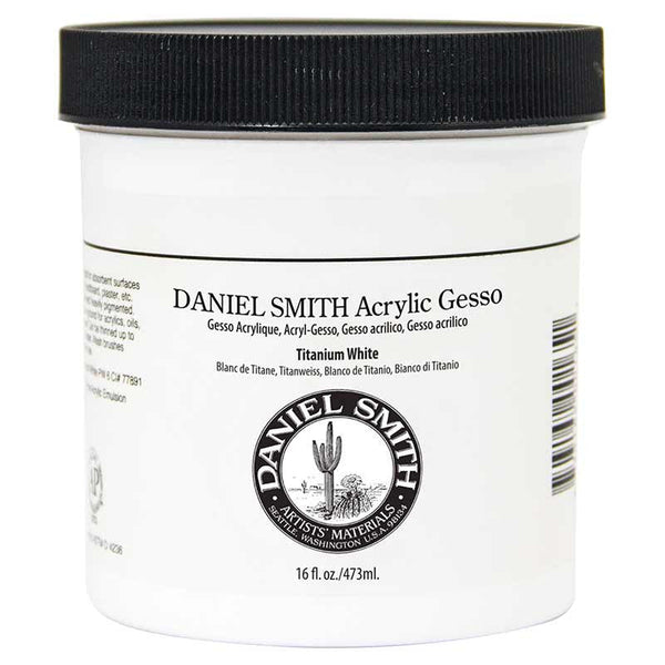 Daniel smith original Acrylic Gesso, Titanium White, 16oz Pint