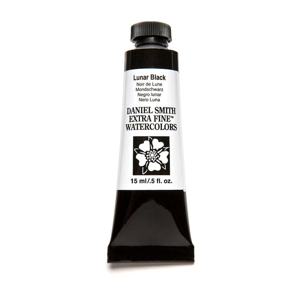 Daniel Smith original Watercolor 15ml Paint Tube, (Lunar Black)