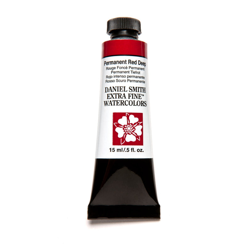 Daniel Smith Extra Fine Watercolor Colors Tube, 15ml, (Permanent Red Deep)
