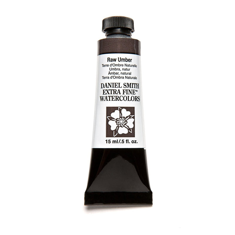 Daniel Smith Extra Fine Watercolor Colors Tube, 15ml, (Raw Umber)