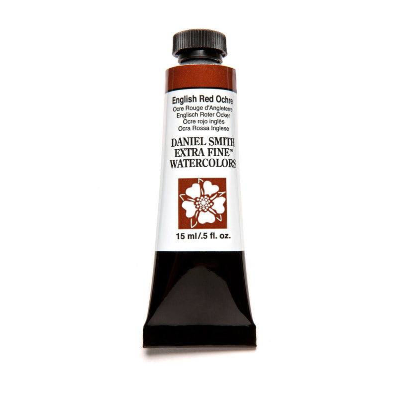 DANIEL SMITH Extra Fine Watercolor 15ml Paint Tube, English Red Ochre
