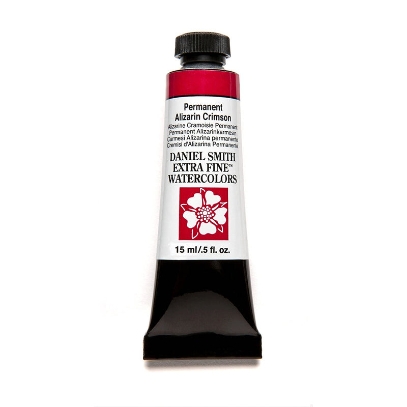 Daniel Smith Extra Fine Watercolor Colors Tube, 15ml, (Permanent Alizarin Crimson)