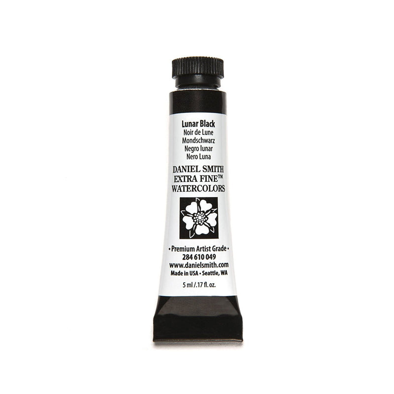 Daniel Smith Extra Fine Watercolors Tube, 5ml, (Lunar Black)