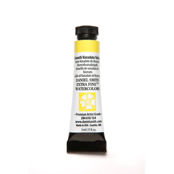 Daniel Smith 284610154 Extra Fine Watercolors Tube, 5ml, Bismuth Vanadate Yellow