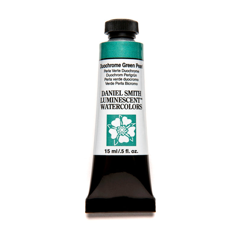 Daniel Smith Extra Fine Watercolor 15ml Paint Tube, Duochrome, Green Pearl
