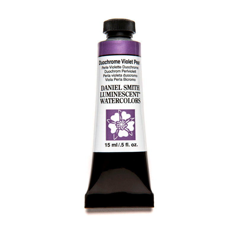 Daniel Smith Extra Fine Watercolor 15ml Paint Tube, Duochrome, Violet Pearl