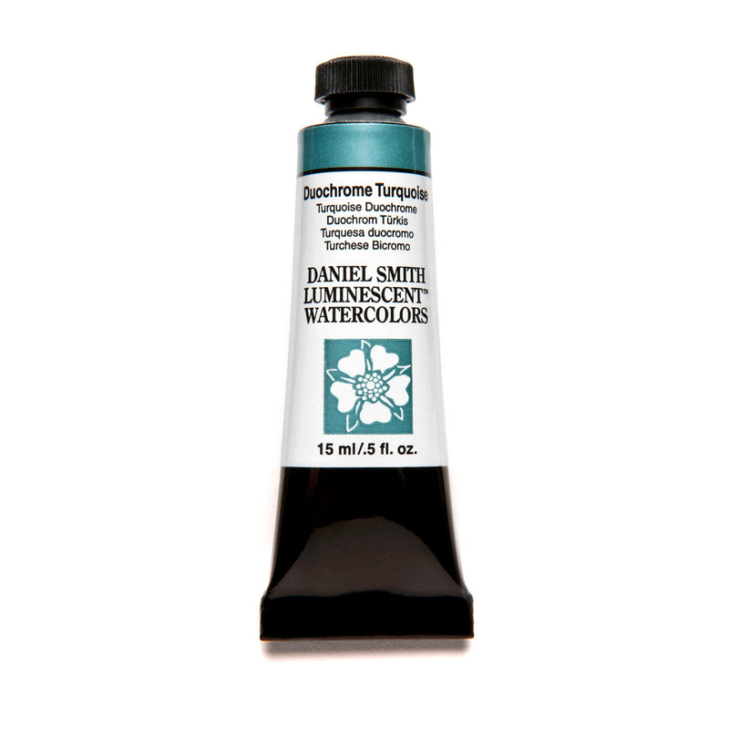Daniel Smith Extra Fine Watercolor 15ml Paint Tube, Duochrome, Turquoise
