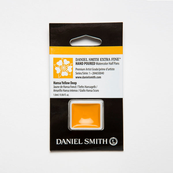 DANIEL SMITH Extra Fine Watercolor Hansa Yellow Deep Half Pan