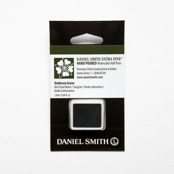 DANIEL SMITH Extra Fine Hand Poured Watercolor Half Pans (Undersea Green)