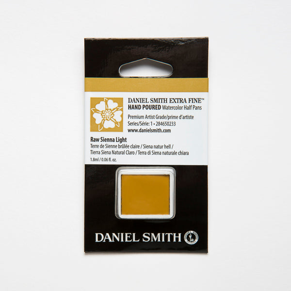 DANIEL SMITH Watercolor Raw Sienna Light Half Pan