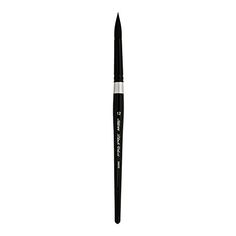 Silver Brush 3000S-12 Black Velvet Short Handle Blend Brush, Round, Size 12
