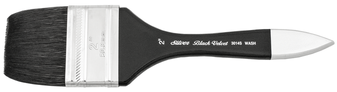 Silver Brush Black Velvet Series Brushes (2 In.) 1 pcs