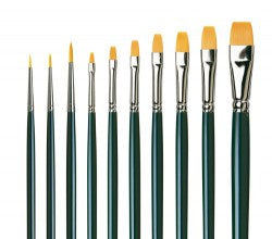 Da Vinci Series 5404 Nova Gift Can Brushes For Acrylic & Oil, Set Of 10