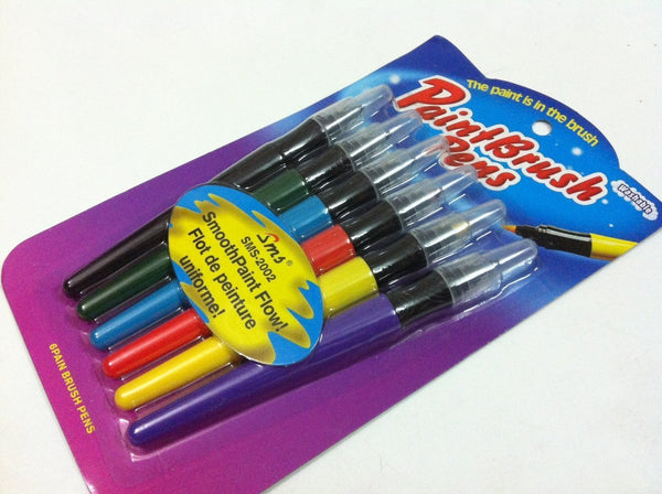Asint Color Paint Brush Pens Set of 6