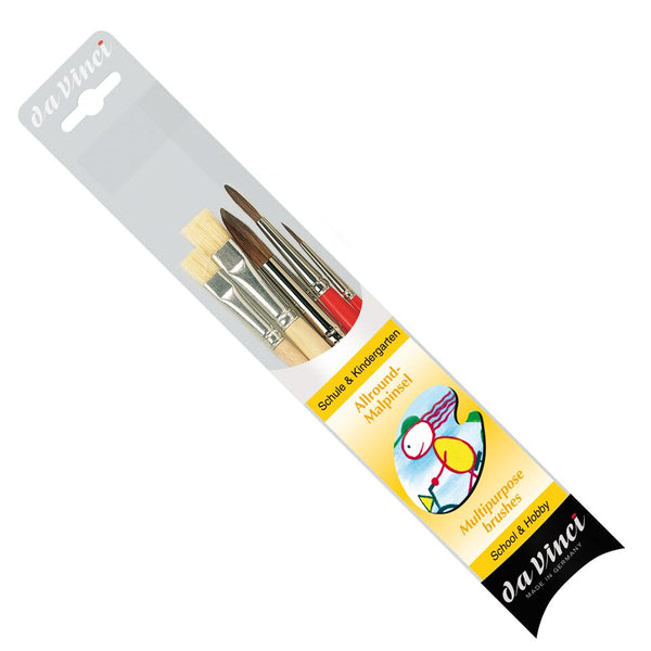 Da Vinci Multipurpose Brush Set Of 5 Series 4214 School & Hobby