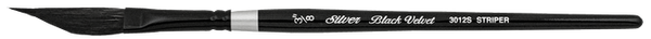 Silver Brush Black Velvet Series Brushes (3/8 In.) - Dagger Striper (3012S) 1 pcs