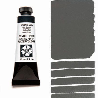 Daniel Smith Extra Fine Watercolor 15ml Paint Tube, Graphite Gray