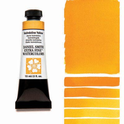 Daniel Smith Extra Fine Watercolor 15ml Paint Tube, (Isoindoline Yellow)