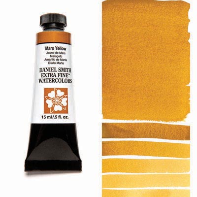 Daniel Smith Extra Fine Watercolor 15ml Paint Tube, Mars Yellow