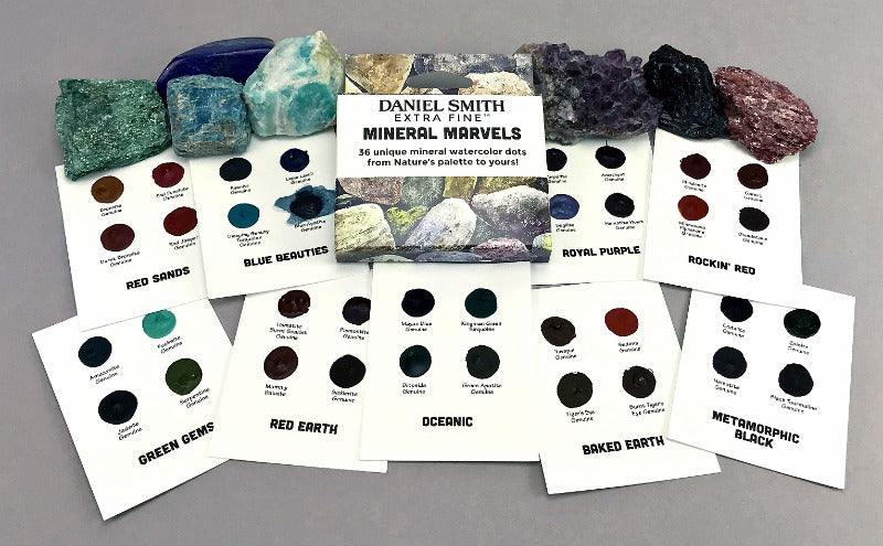 DANIEL SMITH Mineral Marvels Dot Card Set