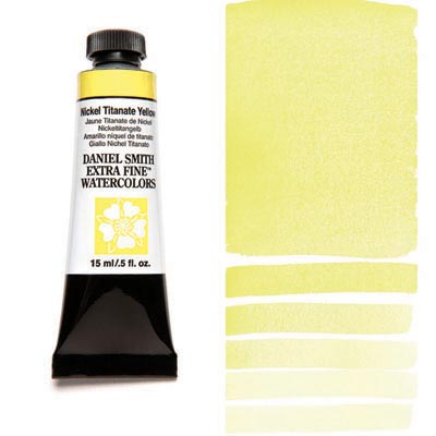 Daniel Smith Extra Fine Watercolor 15ml Paint Tube, (Nickel Titanate Yellow)