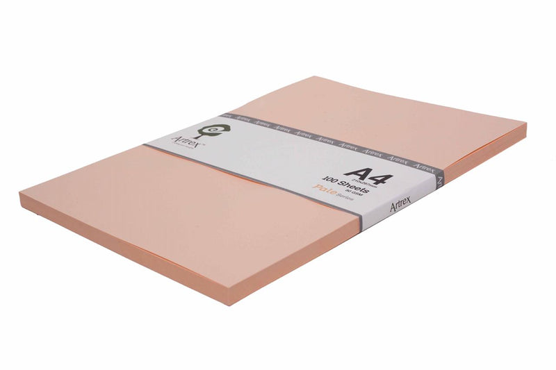 ASINT Artrex A4 Color Paper Pale Peach 80 GSM (Pack of 100 Sheets)