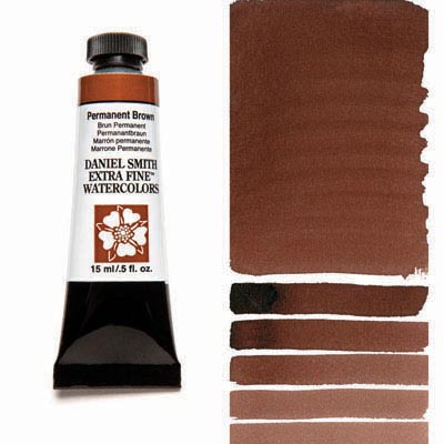 Daniel Smith Extra Fine Watercolor Colors Tube, 15ml, (Permanent Brown)