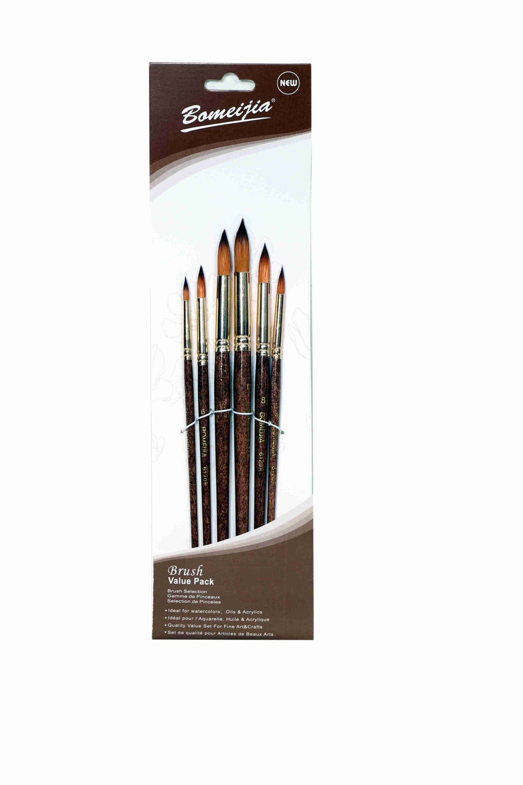 Buy Bomeijia 9pcs Artist Paint Brush Round Pointed Flat Oblique Art Paint  Brushes For Oil Watercolor Acrylic Painting Art Supplies from Yiwu  Bogelinuo Stationery Co., Limited, China