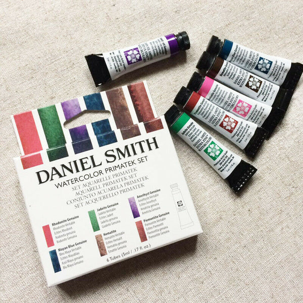 Daniel Smith 285610006 Extra Fine Primatek Introductory Watercolor, 6 Tubes, 5ml
