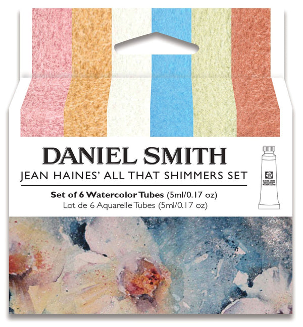Daniel Smith Jean Haines' All That Shimmers Set of 6 Watercolor Tubes 5 ml