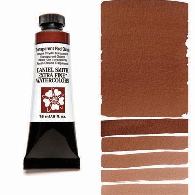 Daniel Smith Extra Fine Watercolor 15ml Paint Tube, Transparent Red Oxide