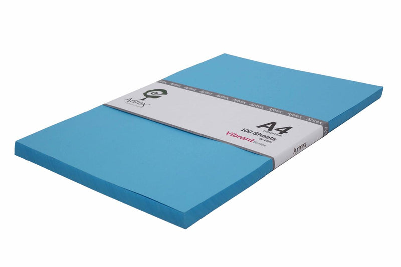 Artrex A4 Color Paper Turquoise Vibrant Series 80 GSM (100 Sheets)