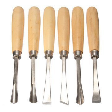 Asint Wood Carving 6 Pcs Chisel Set For Home & Professional Use