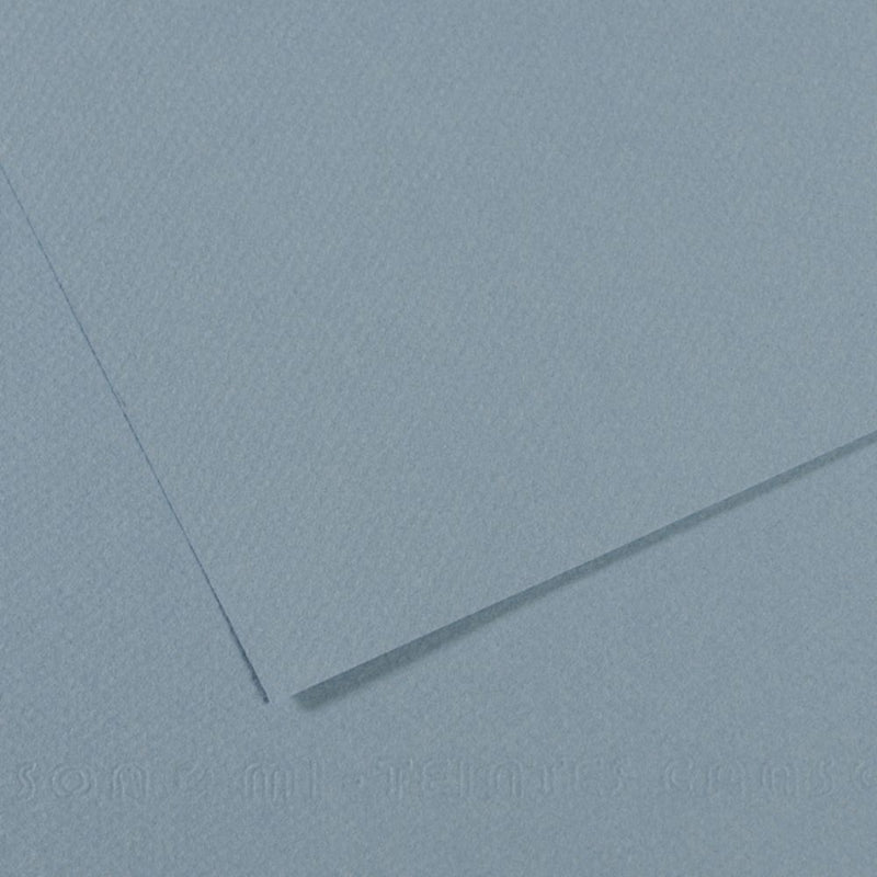 Canson Mi-Teintes 160 GSM Embossed 50 x 65 cm Coloured Paper Sheets (Light Blue,25 Sheets)