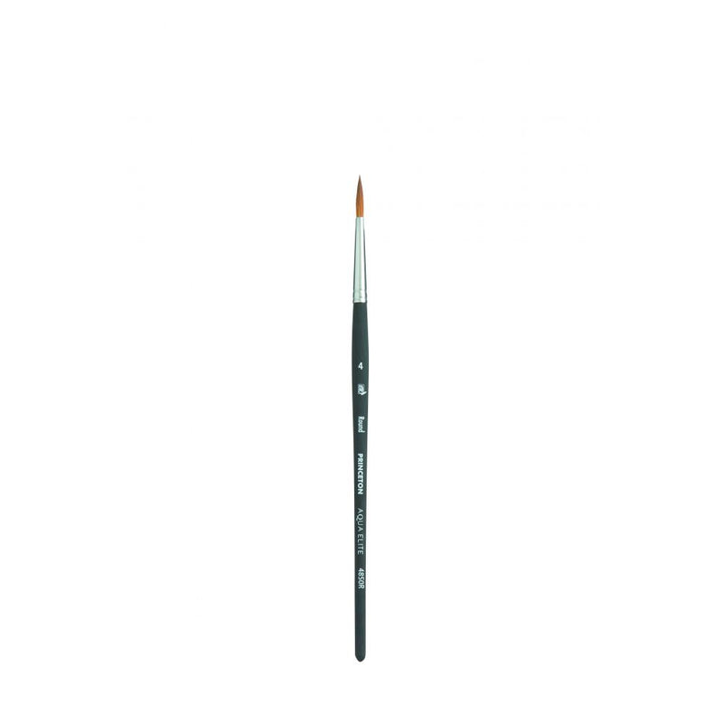 Princeton Aqua Elite Short Handle Round Paint Brush (No 4)