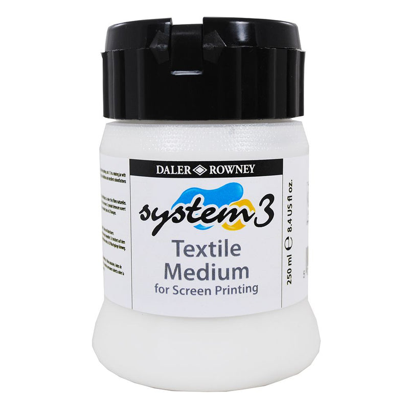 Daler-Rowney System3 Acrylic Colour Textile Printing Medium (250ml) Pack of 1