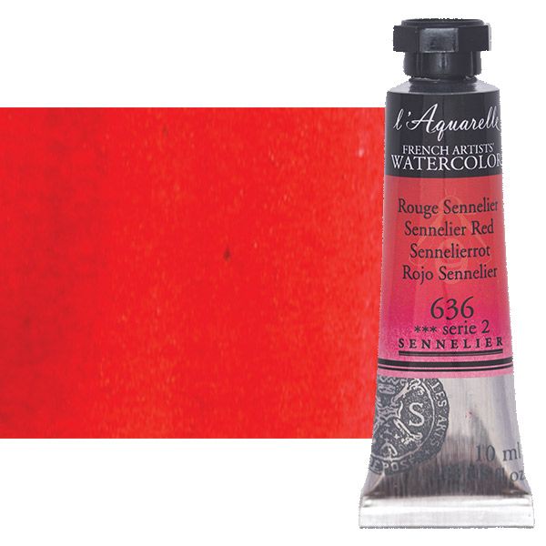 Sennelier l’Aquarelle French Artists’ Watercolor 10 ML Sennelier Red
