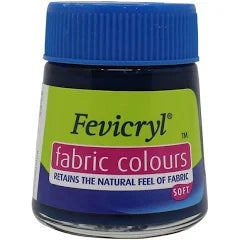 Fevicryl Fabric Acrylic Colour 15 ml No-22 Turquoise Blue, Pack of 2