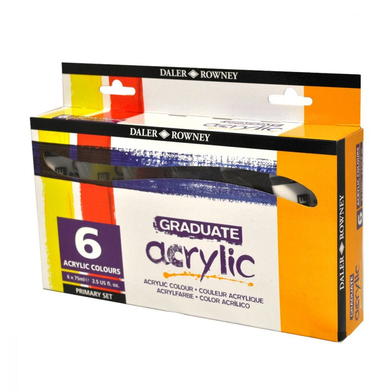 Daler-Rowney Graduate Acrylic Colour Paint Tube Set (48x22 ml)